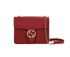 Interlocking G Crossbody Bag, &pound;410, Handbags, Red, Leather, Front view